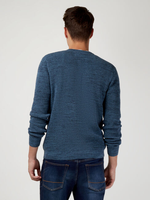 Spencer Textured Crew Knit | Jeanswest