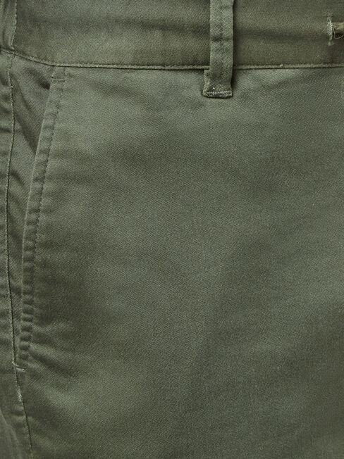 Drew Tie Front Knit Short, Green, hi-res