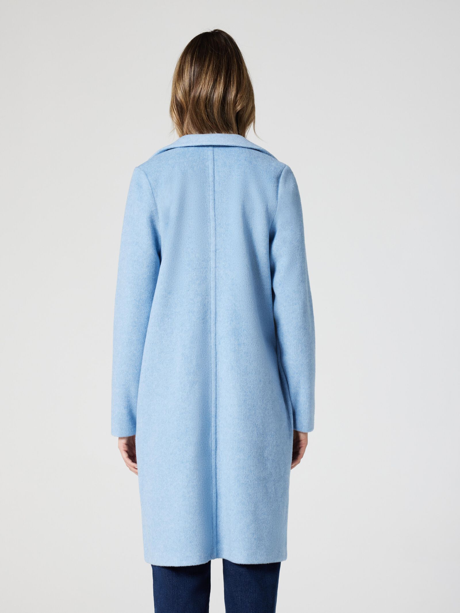 Powder blue jacket ladies shop