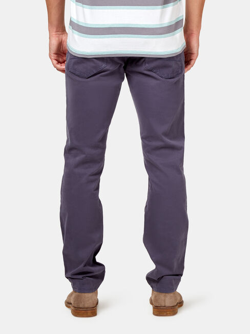 Slim Straight Jeans Navy, Coloured, hi-res