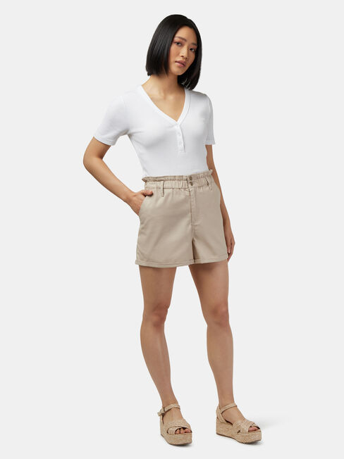 Cotton Paperbag Short | Jeanswest