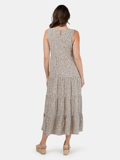 Isabella Tiered Maxi, Print, hi-res