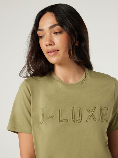 J-Luxe Tee, Sage, hi-res