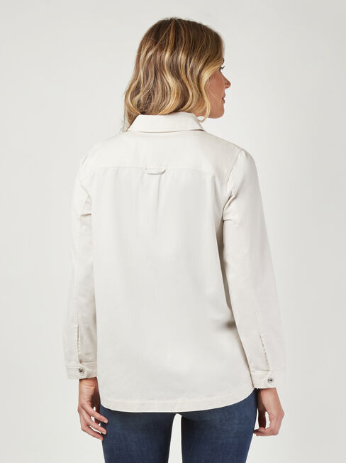 Sasha Shacket, White, hi-res