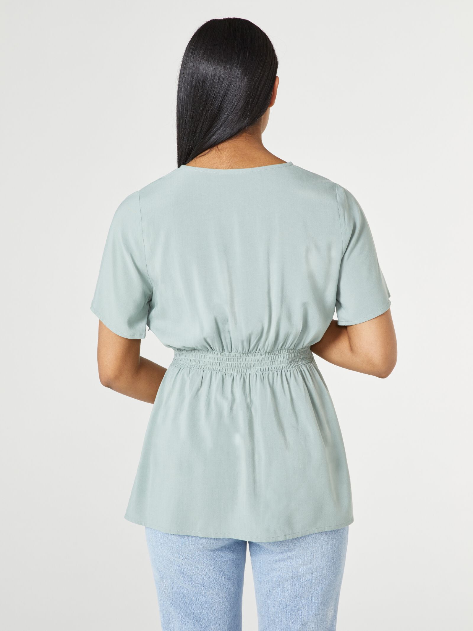 Annie Shirred Waist Nursing Maternity Top Jeanswest