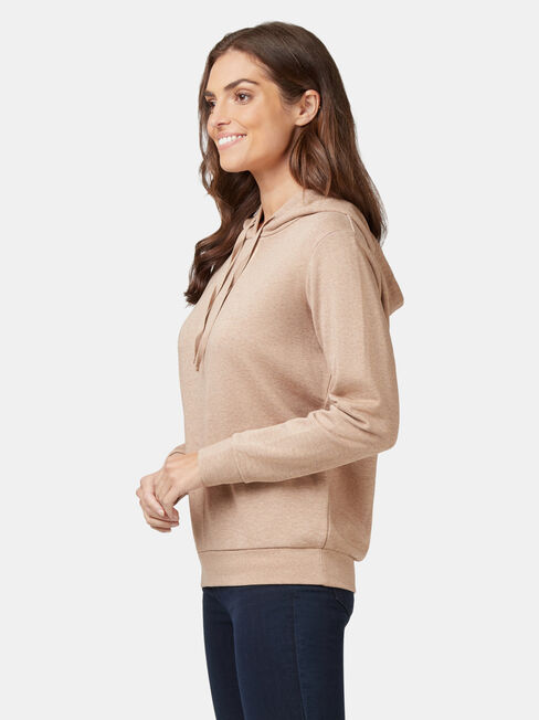 Rylee Hooded Sweat, Brown, hi-res
