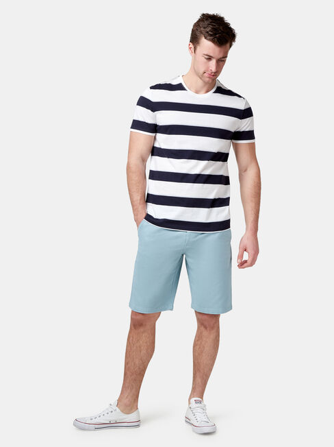 Maxton Short Sleeve Stripe Crew Tee, Multi, hi-res