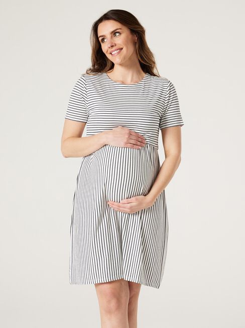 Tori Layered Maternity Dress