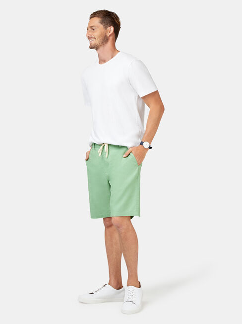 Jones Tie Front Short, Green, hi-res