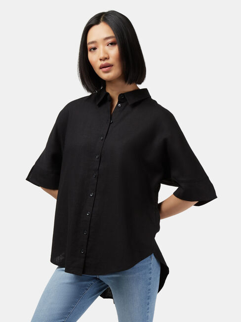 Nova Casual Shirt, Black, hi-res