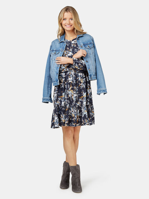 Bella Botanical Dress, Floral, hi-res