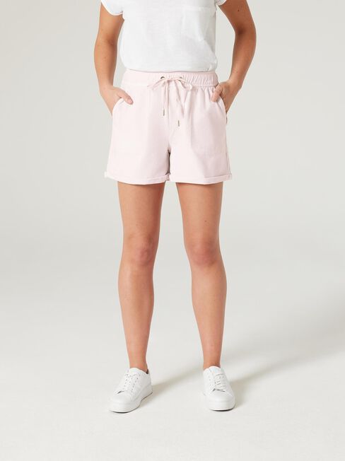 Elly Luxe Short, White, hi-res