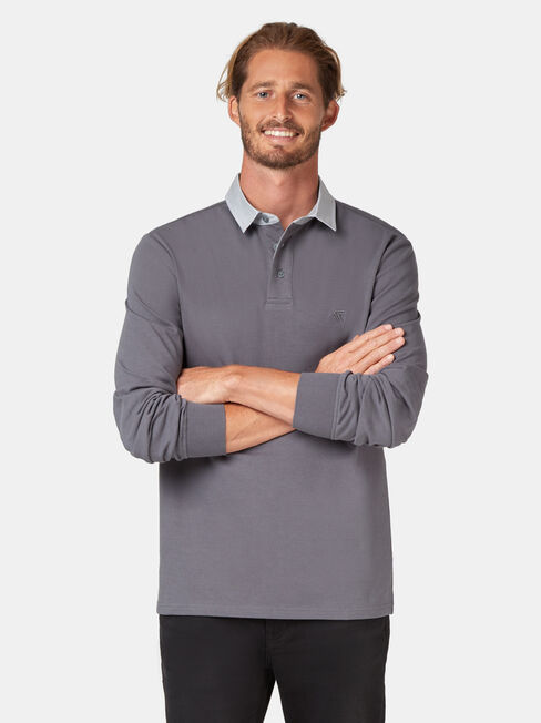 Hamish Long Sleeve Rugby Polo