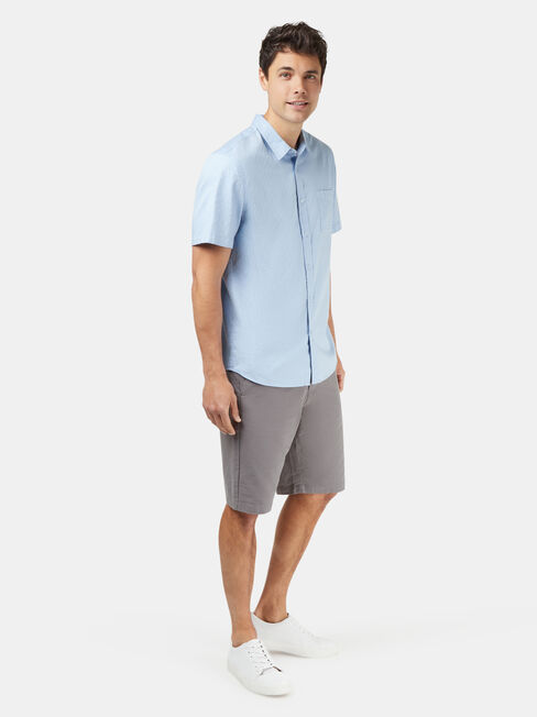 Kennedy Short Sleeve Shirt, Light Indigo, hi-res