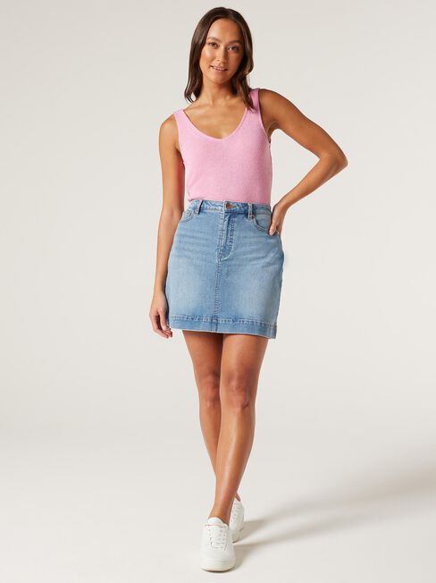 Samira Knit Tank, Blush Pink, hi-res