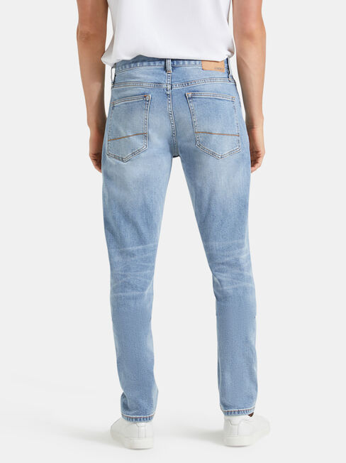 Slim Tapered Jeans Modern Blue, Light Indigo, hi-res