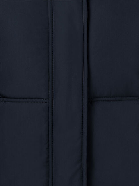Mabel Short Puffer Jacket, Blue, hi-res