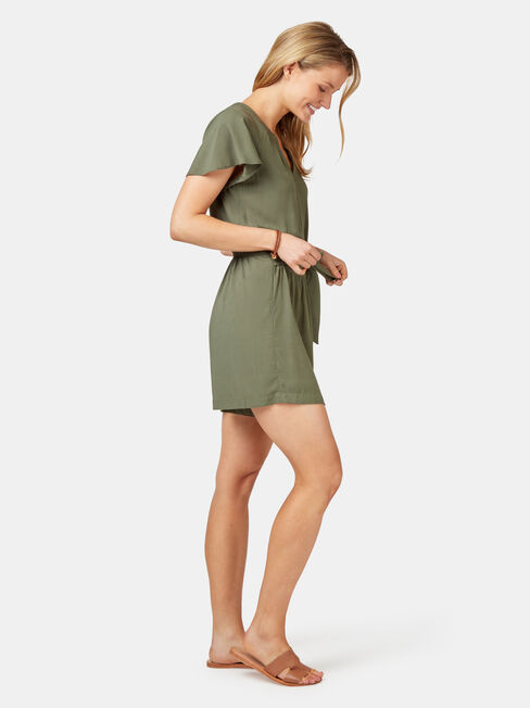 Casey Playsuit, Green, hi-res