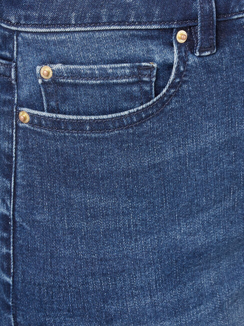 Talia Knee Length Short, Blue, hi-res