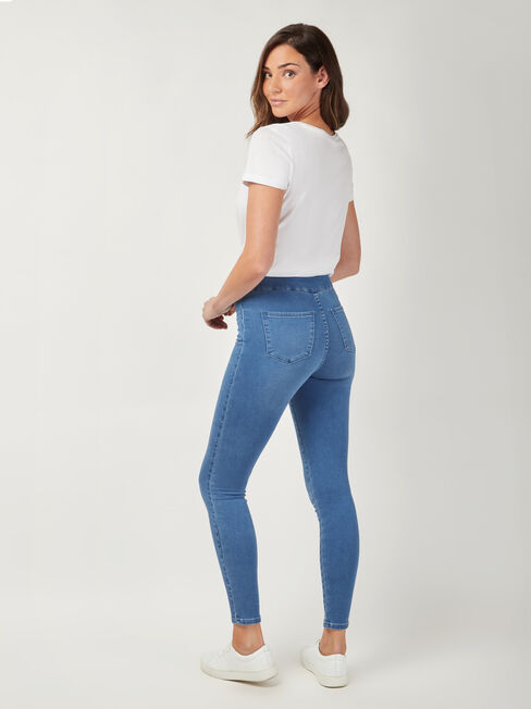 Tessa Luxe Skinny Jeans Mid Indigo, Mid Indigo, hi-res