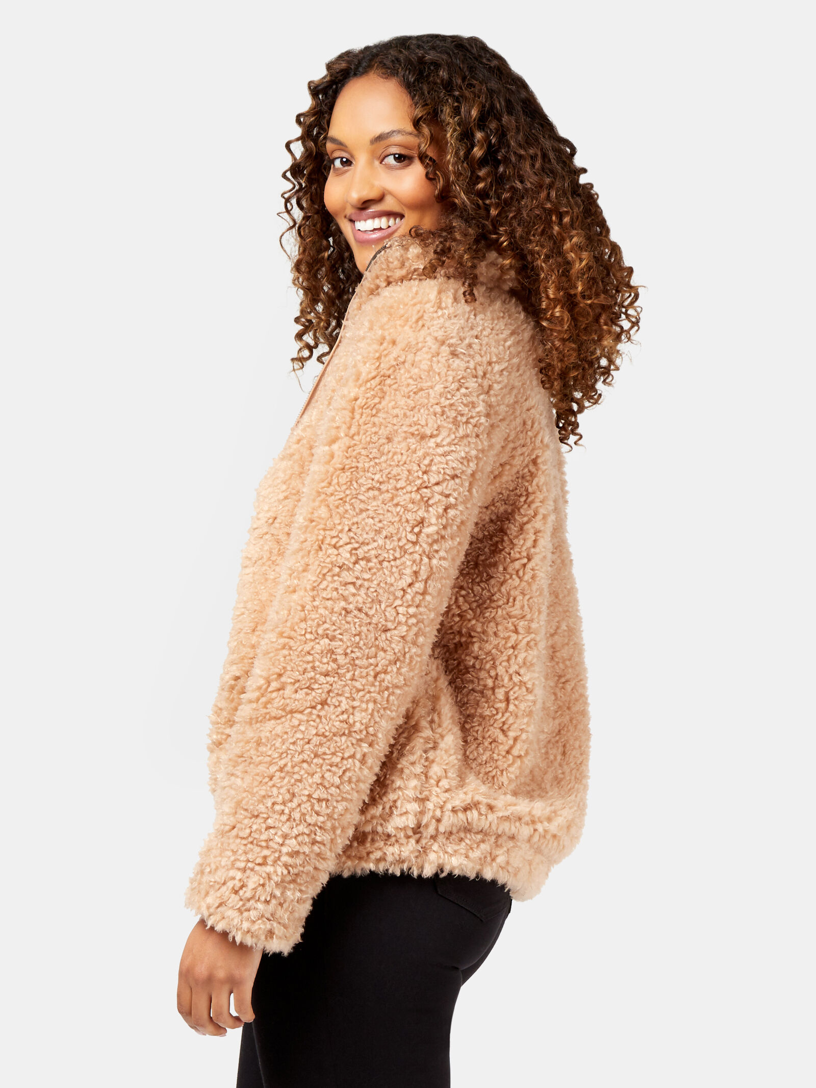 Bomber teddy cheap bear jacket