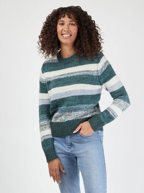 Nala Space Dye Knit, Green, hi-res