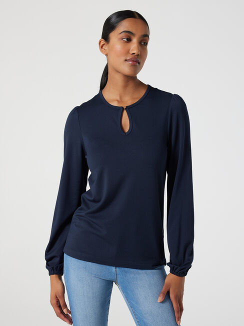 Miranda Ponte Keyhole Top, Ink, hi-res