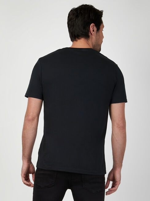 SS Holden GTS Print Crew Tee, Black, hi-res
