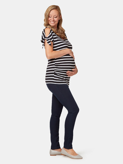 Maternity Skinny jeans Indigo Ink, Dark Indigo, hi-res