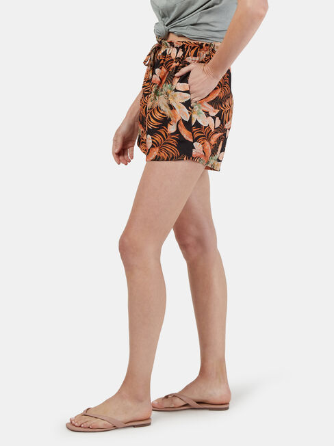 Joanna Core Linen Blend Short, Floral, hi-res