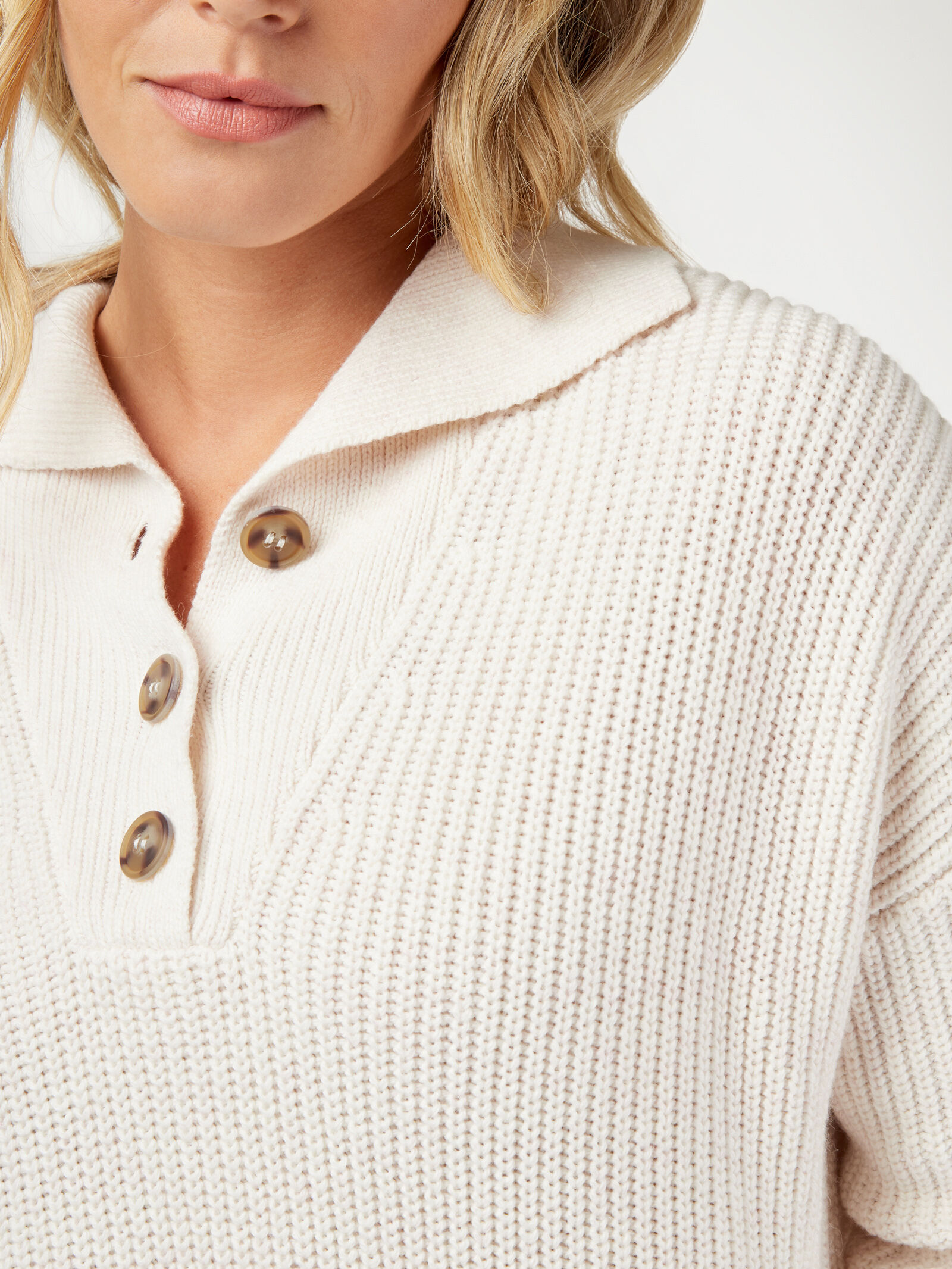 Half button pullover clearance