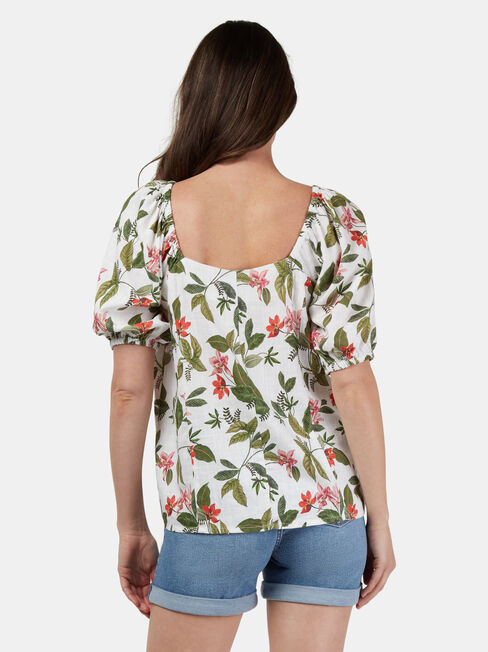 Lucinda Square Neck Top, Multi, hi-res