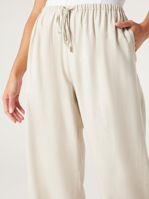 Tillie Wide Leg Pant, Stone, hi-res