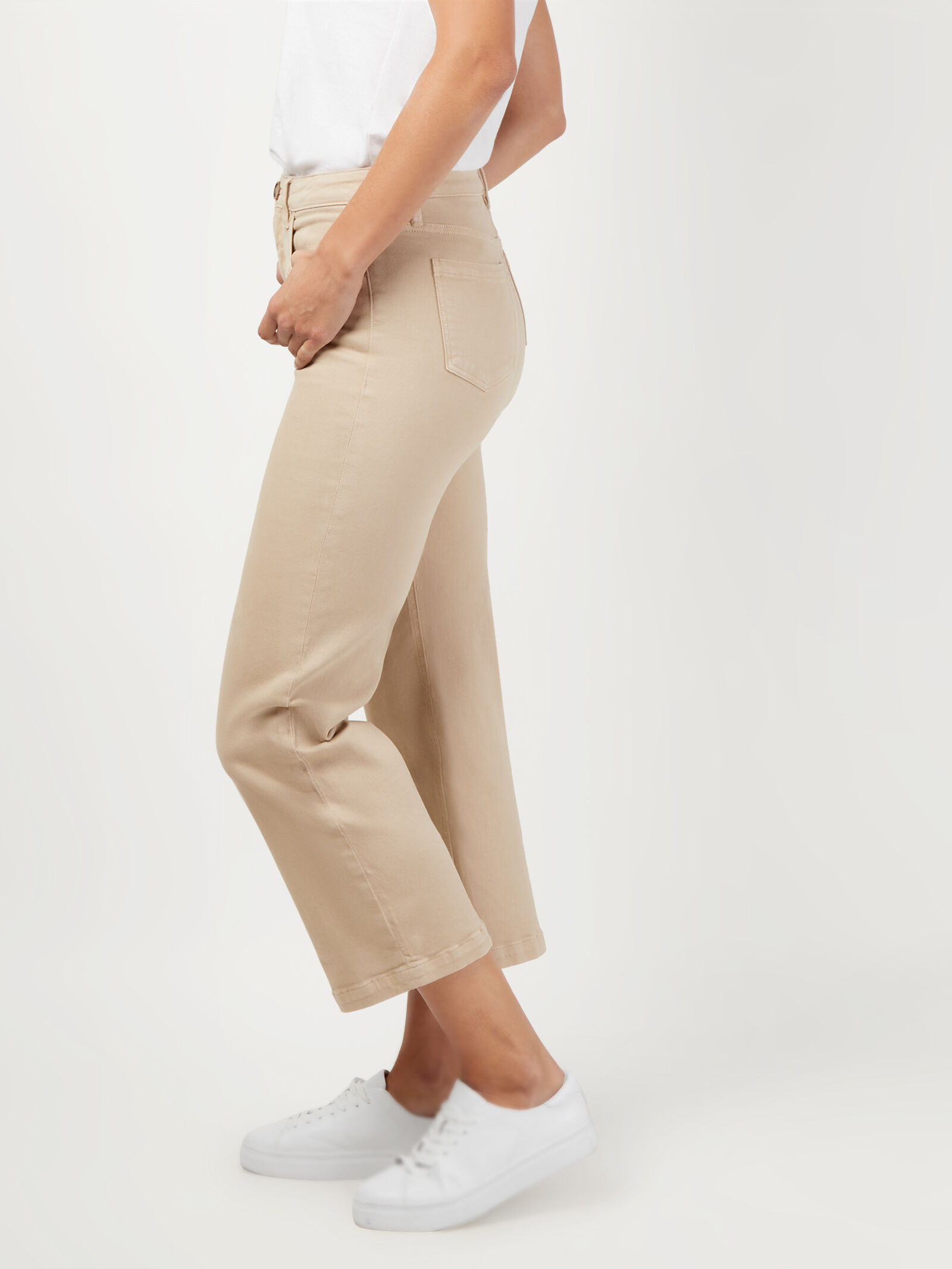 Kelly Wide Leg Crop Jeans Jeanswest