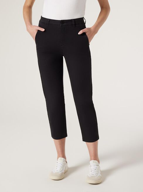 Sammy Mid Waisted Straight Capri
