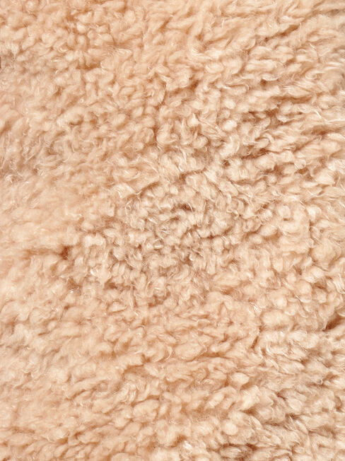 Becca Teddy Bomber Jacket, Brown, hi-res