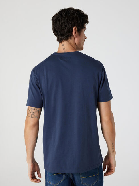 SS Avery Print Crew Tee, Washed Ink, hi-res