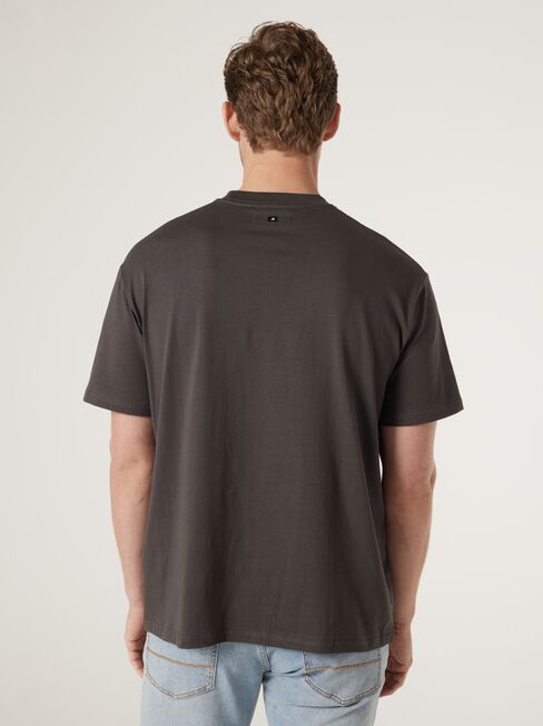Ace Relaxed Fit Basic Crew Tee, Blue, hi-res