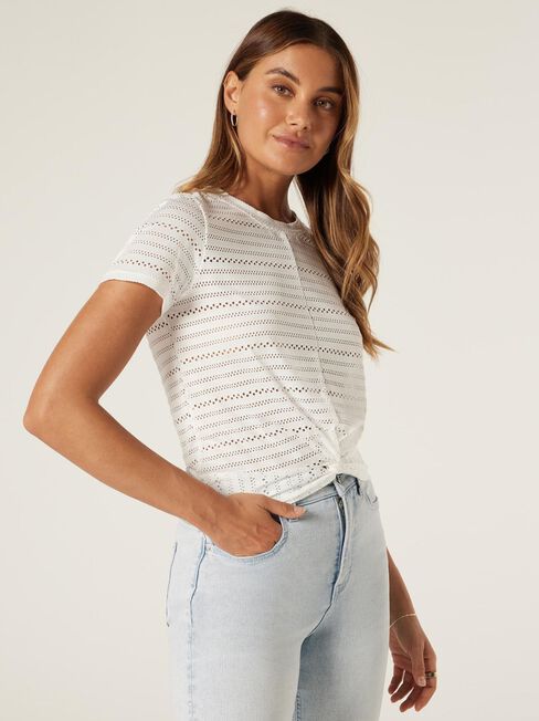 Andi Lacey Top, White, hi-res