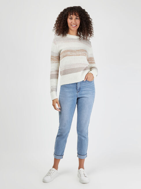 Nala Space Dye Knit, Brown, hi-res