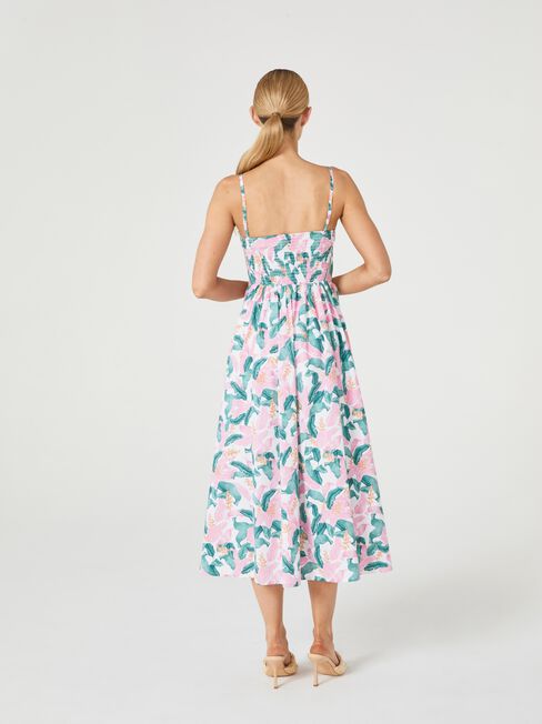 Crystal Strapless Dress, Print, hi-res