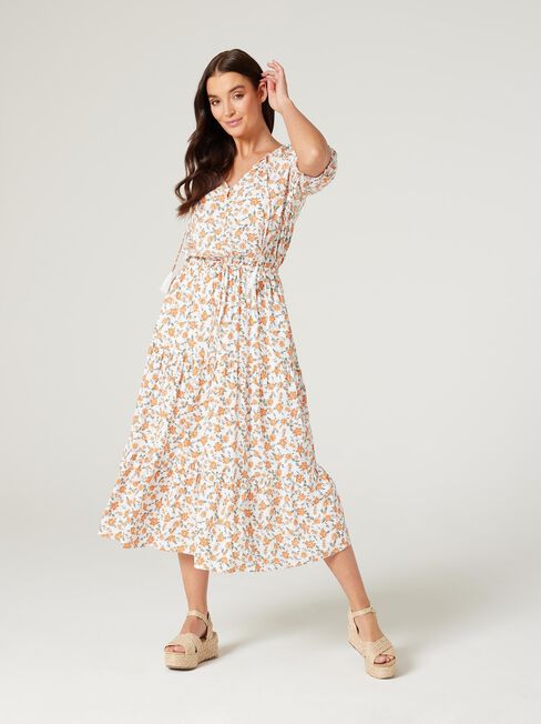 Gracie Dress, Trailing Floral, hi-res