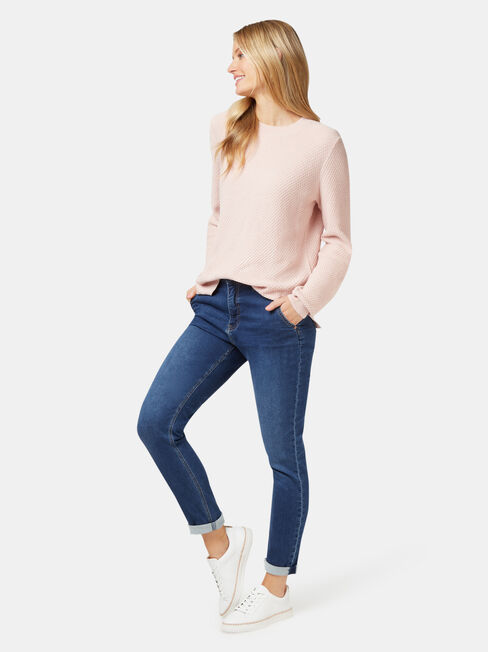 Ally Bobble Pullover, Pink, hi-res