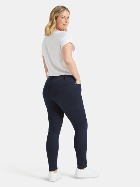 Curve Embracer Skinny Jeans Indigo Ink, Dark Indigo, hi-res