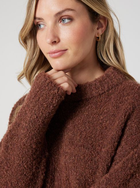 Kate Oversize Pullover, Caramel, hi-res