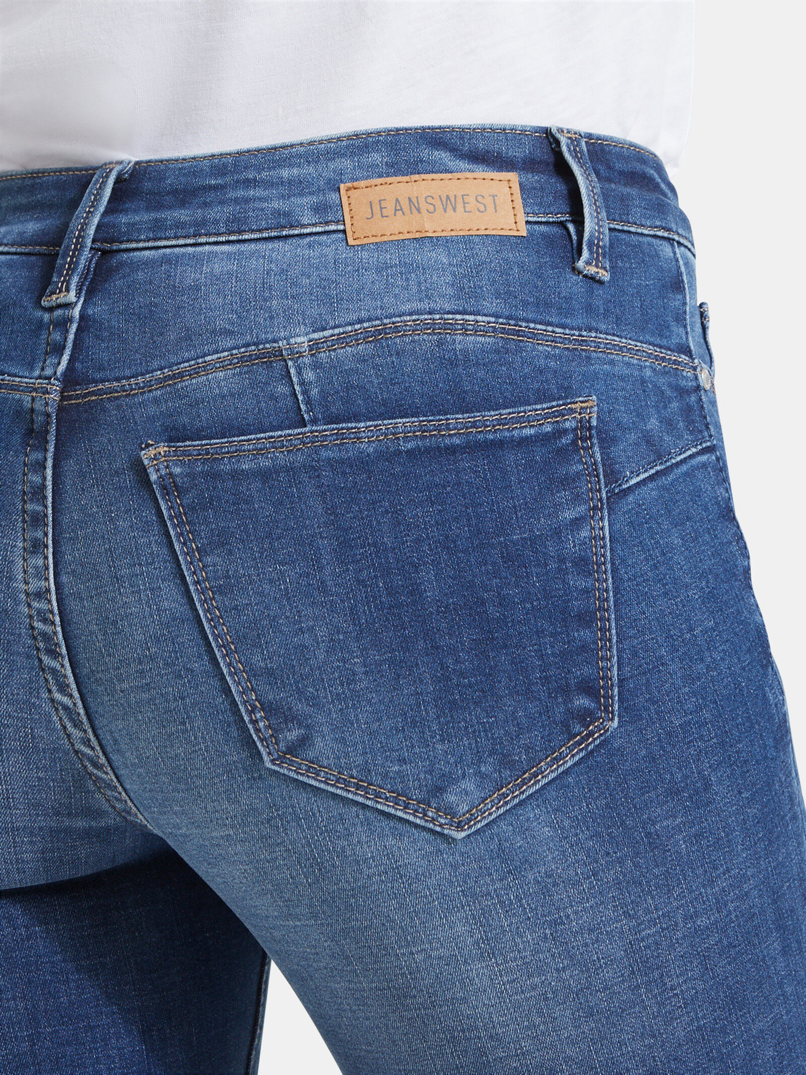 Butt Lifter Skinny Jeans Mid Sapphire Jeanswest