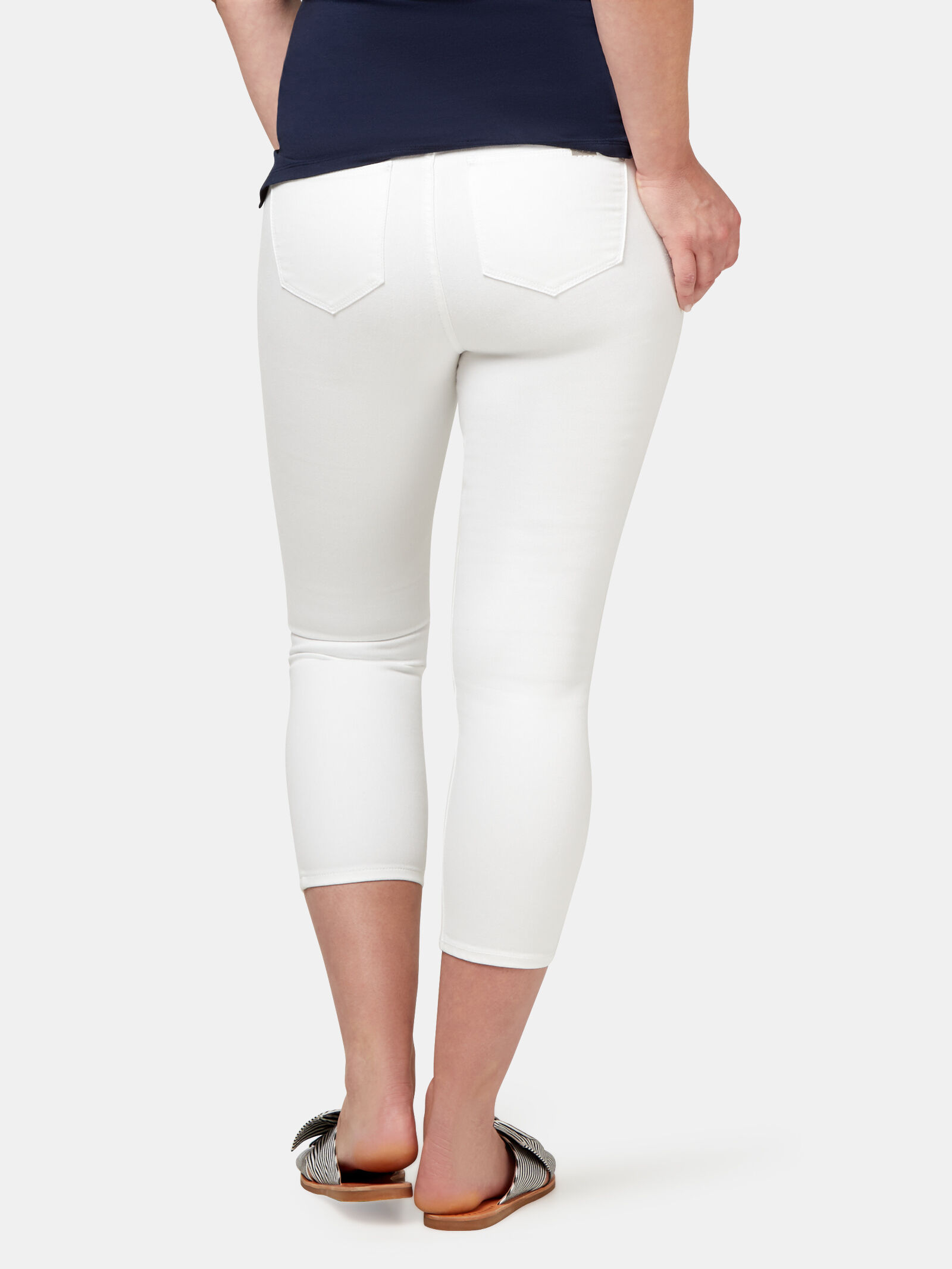 Kia Maternity Skinny Capri Jeanswest