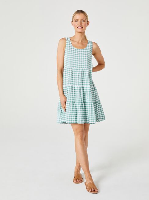 Georgia Dress, Green, hi-res