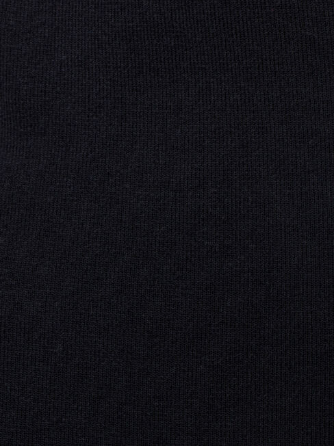 Mischa Drape Front Cardigan, Black, hi-res
