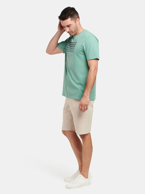 Levi Short Sleeve Print Crew Tee, Green, hi-res